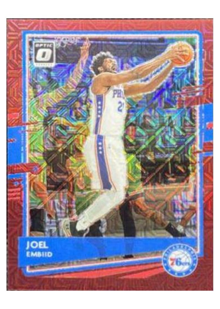 2020-21 Donruss Optic Base Set Joel Embiid #20 card