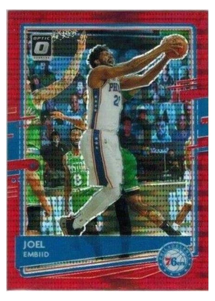 2020-21 Donruss Optic Base Set Joel Embiid #20 card