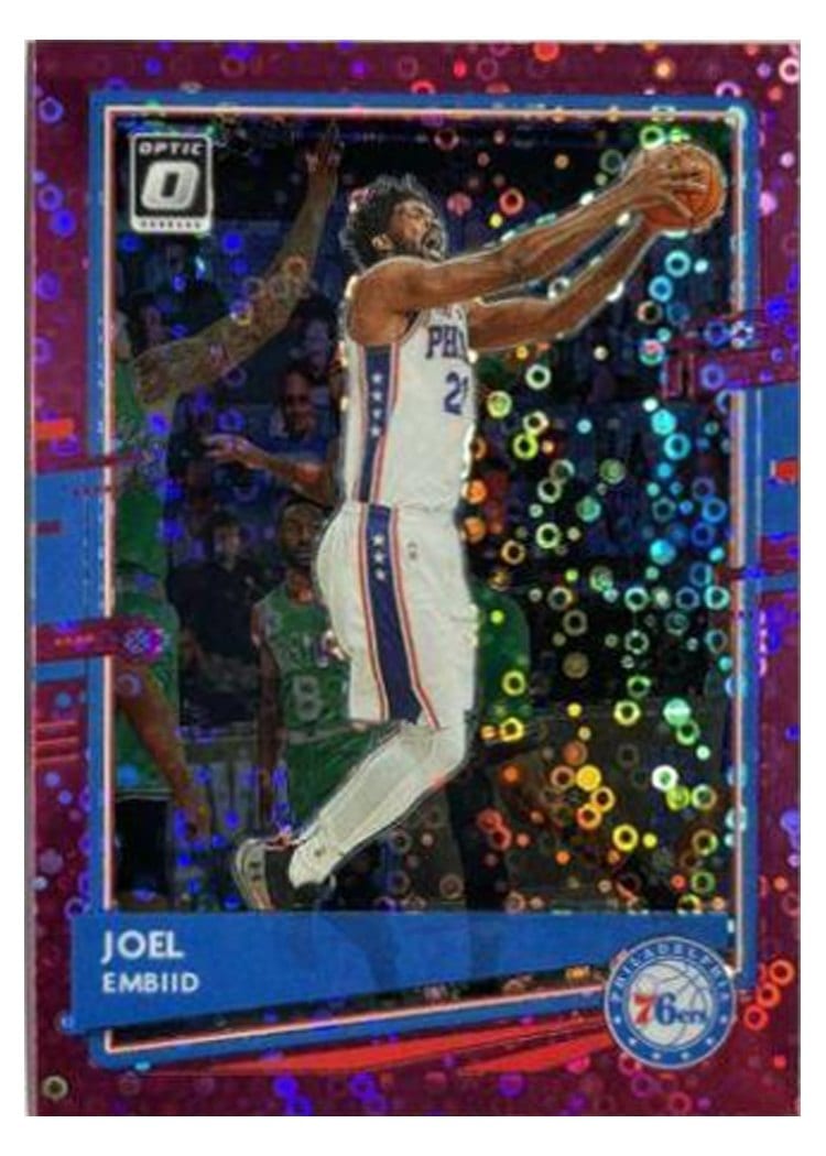 2020-21 Donruss Optic Base Set Joel Embiid #20 card