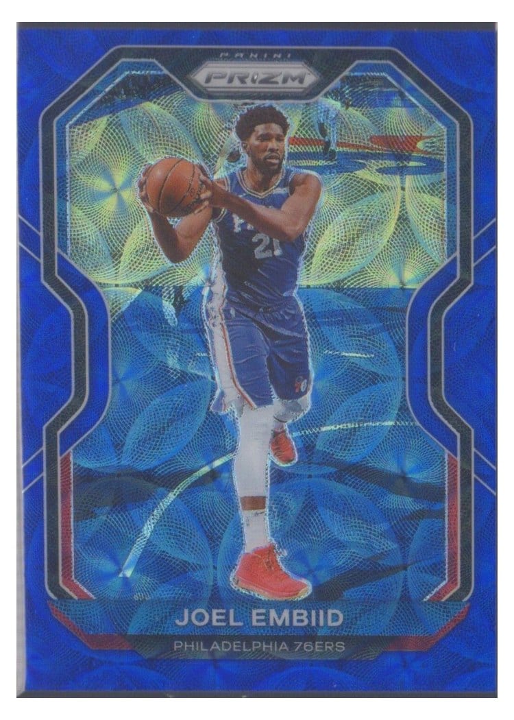 2020-21 Panini Prizm Base Set Joel Embiid #141 card