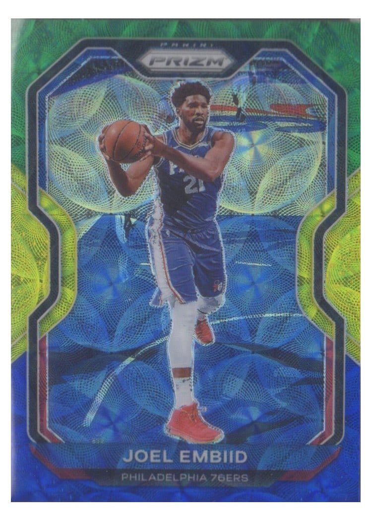 2020-21 Panini Prizm Base Set Joel Embiid #141 card