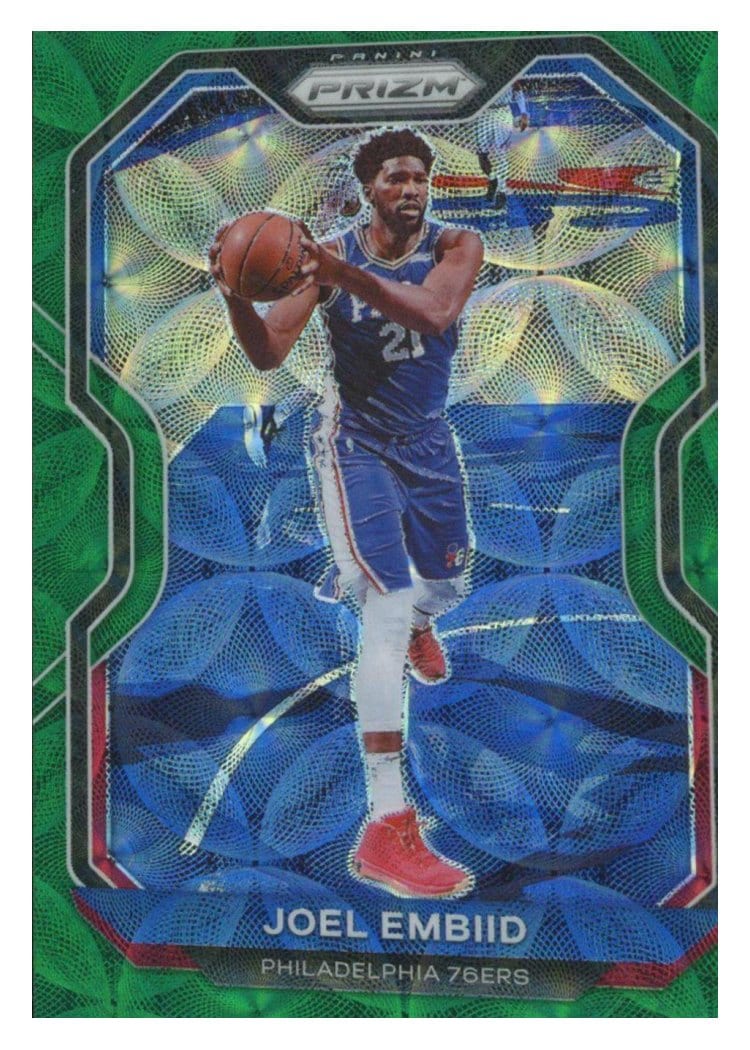 2020-21 Panini Prizm Base Set Joel Embiid #141 card