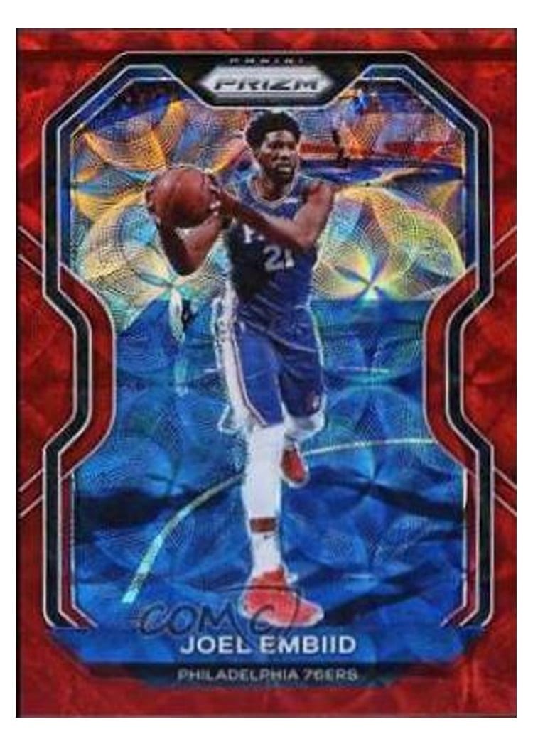 2020-21 Panini Prizm Base Set Joel Embiid #141 card