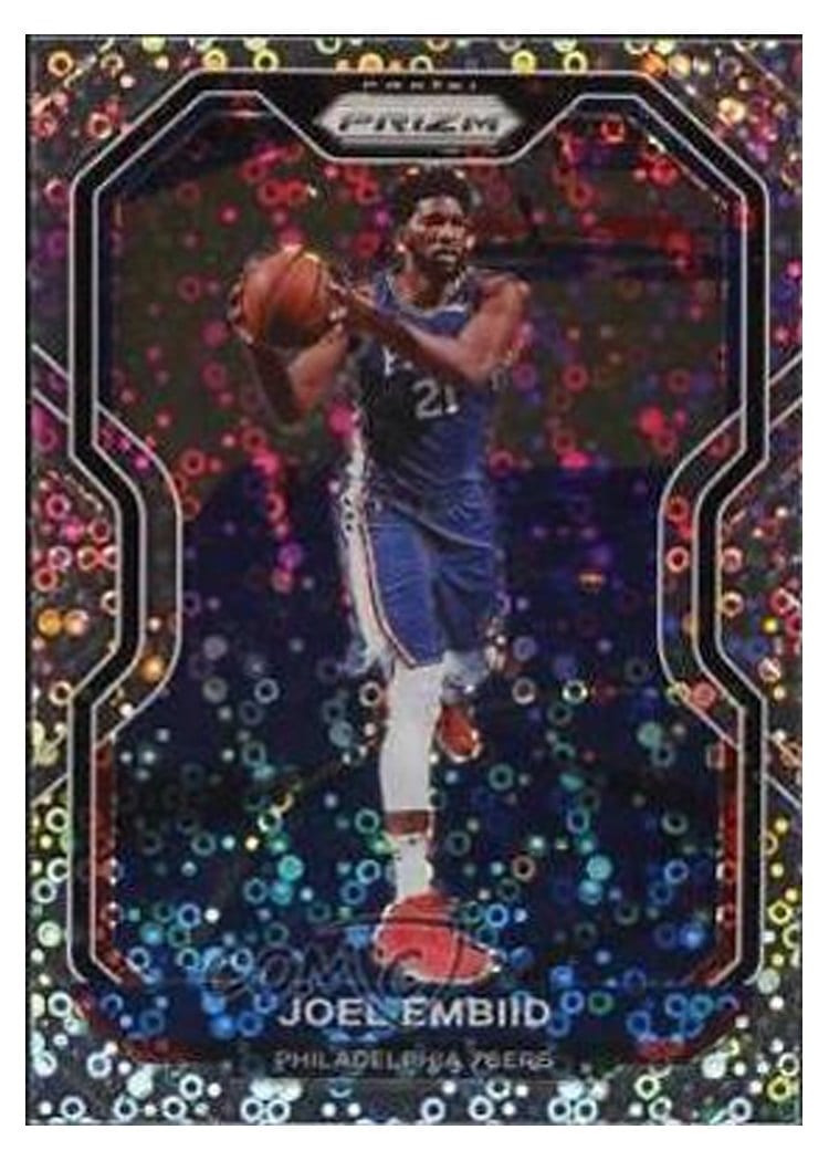 2020-21 Panini Prizm Base Set Joel Embiid #141 card