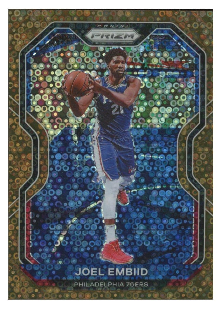 2020-21 Panini Prizm Base Set Joel Embiid #141 card