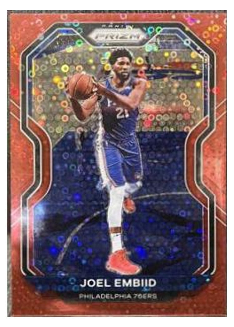 2020-21 Panini Prizm Base Set Joel Embiid #141 card