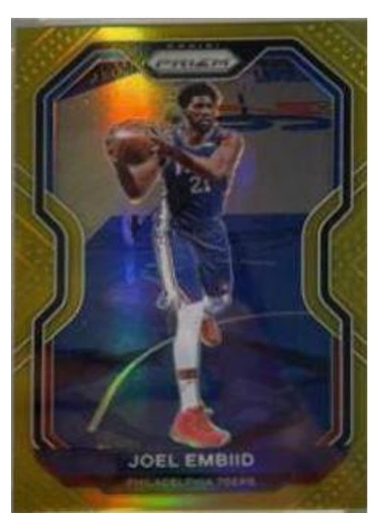 2020-21 Panini Prizm Base Set Joel Embiid #141 card