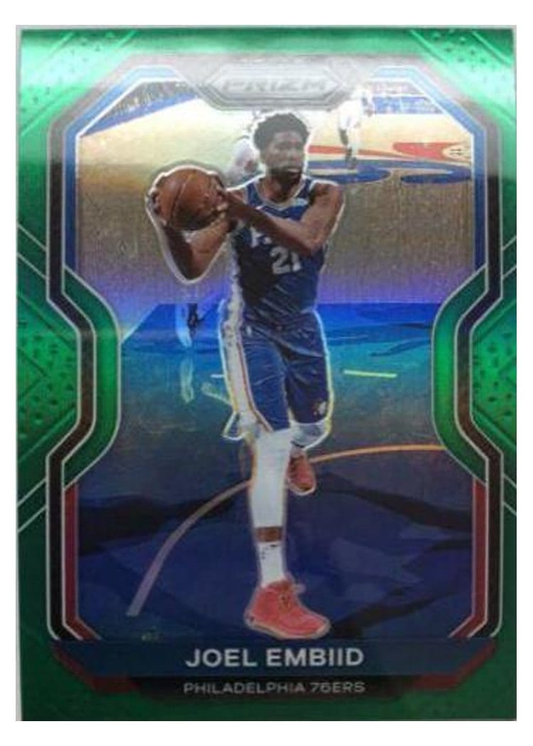2020-21 Panini Prizm Base Set Joel Embiid #141 card