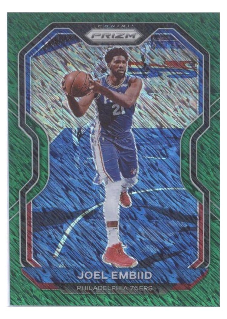 2020-21 Panini Prizm Base Set Joel Embiid #141 card