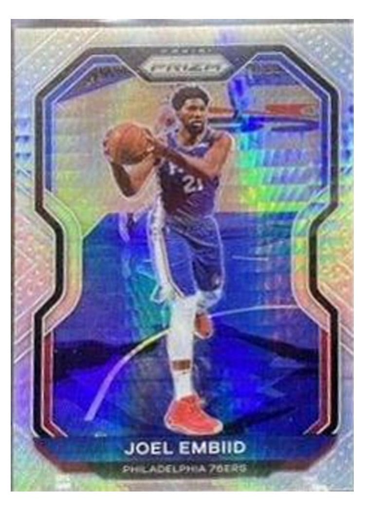 2020-21 Panini Prizm Base Set Joel Embiid #141 card