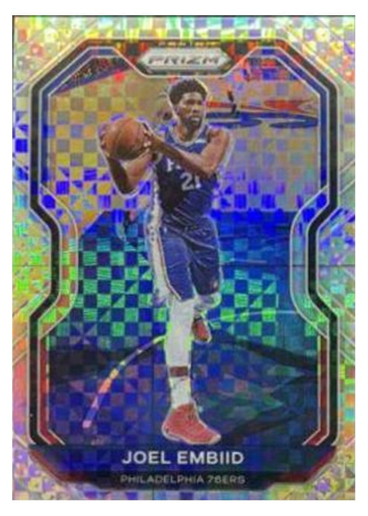 2020-21 Panini Prizm Base Set Joel Embiid #141 card