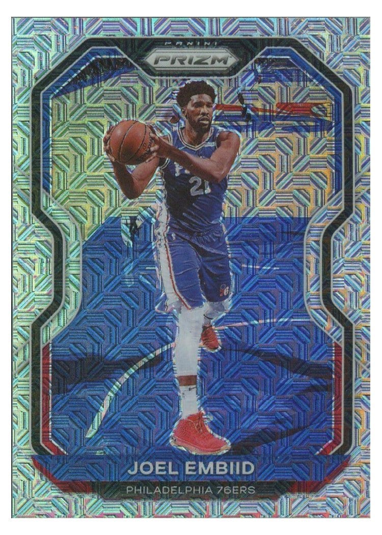 2020-21 Panini Prizm Base Set Joel Embiid #141 card