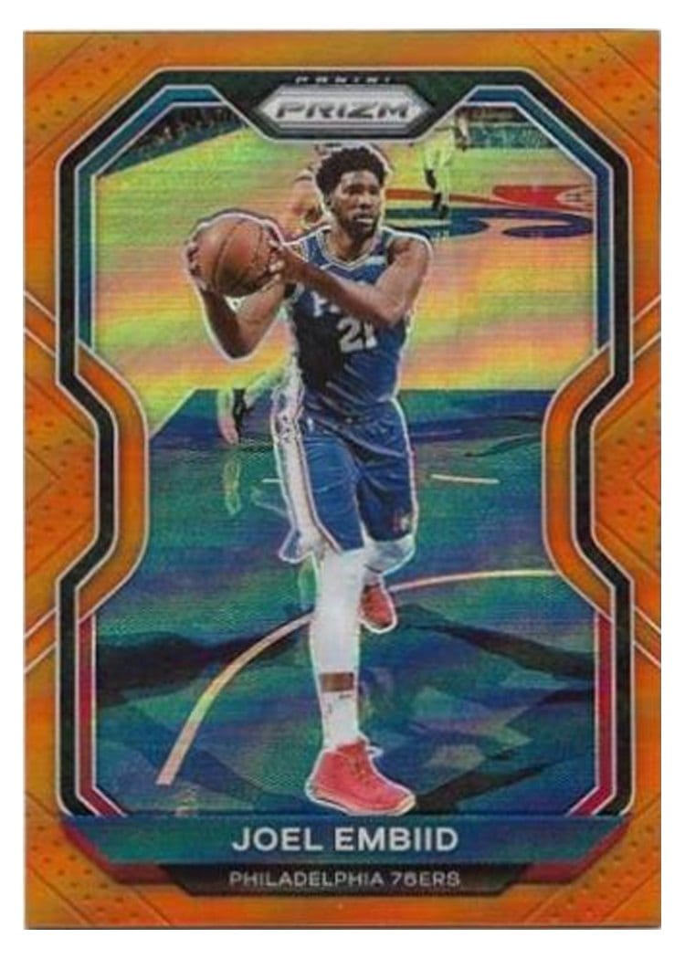 2020-21 Panini Prizm Base Set Joel Embiid #141 card