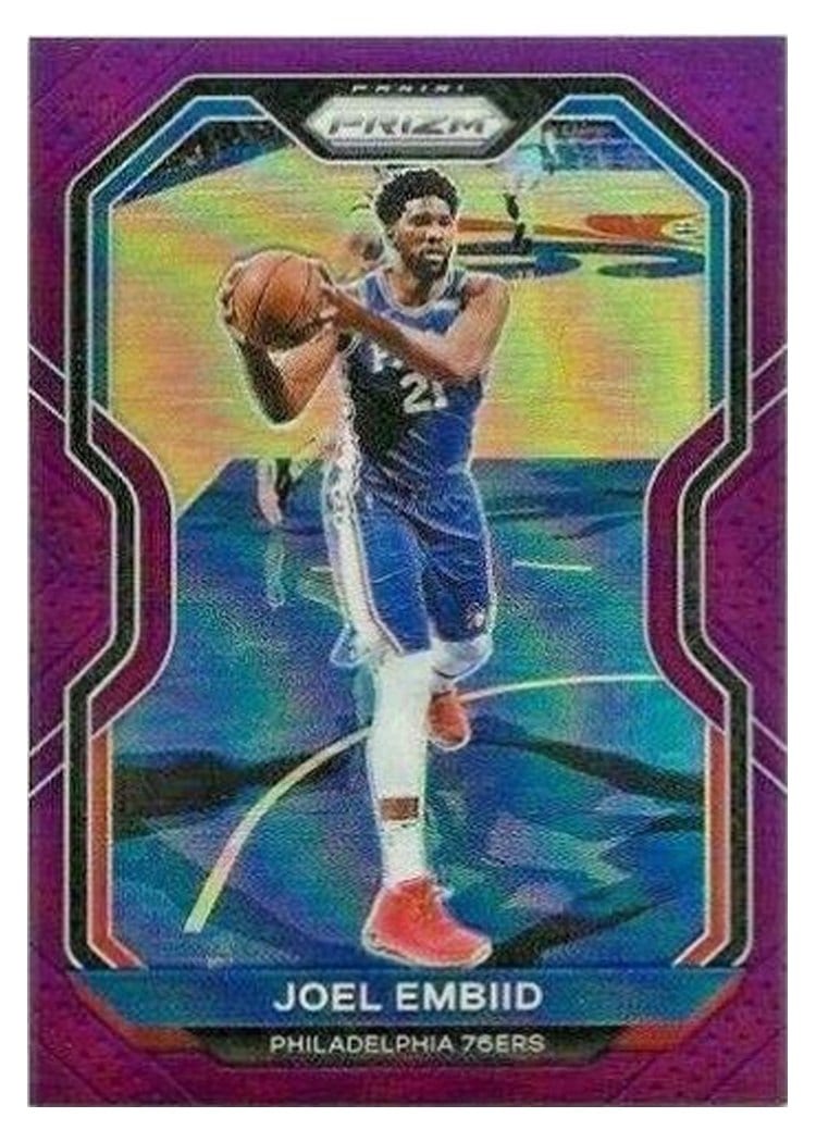 2020-21 Panini Prizm Base Set Joel Embiid #141 card
