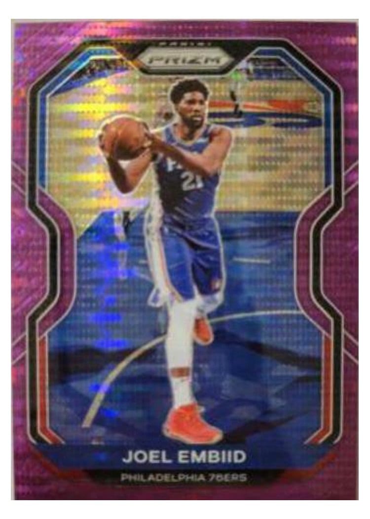 2020-21 Panini Prizm Base Set Joel Embiid #141 card