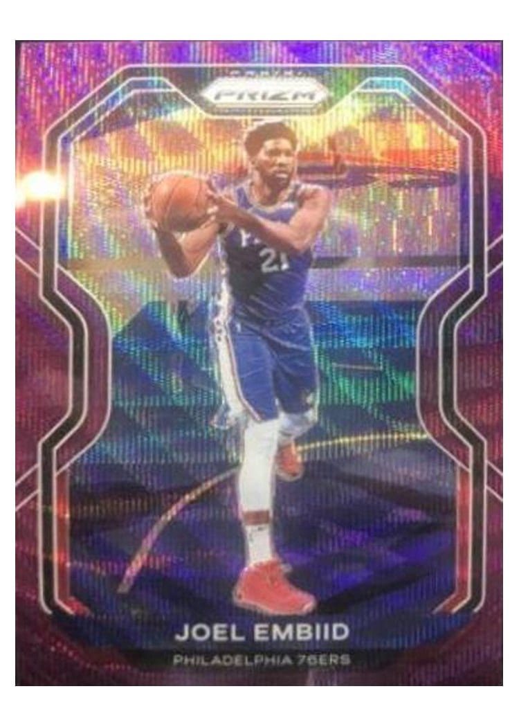 2020-21 Panini Prizm Base Set Joel Embiid #141 card