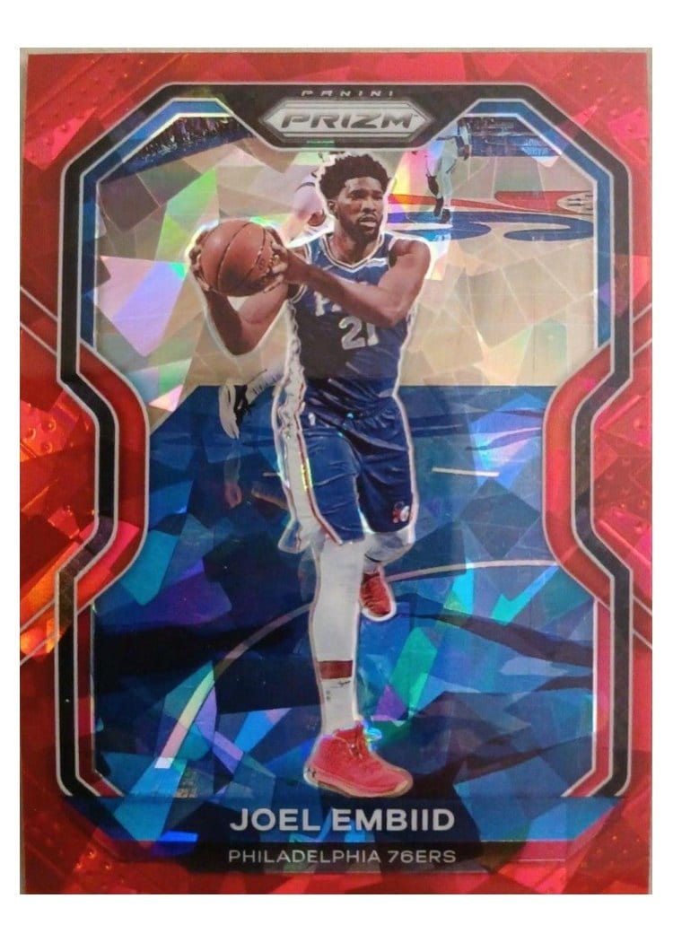 2020-21 Panini Prizm Base Set Joel Embiid #141 card