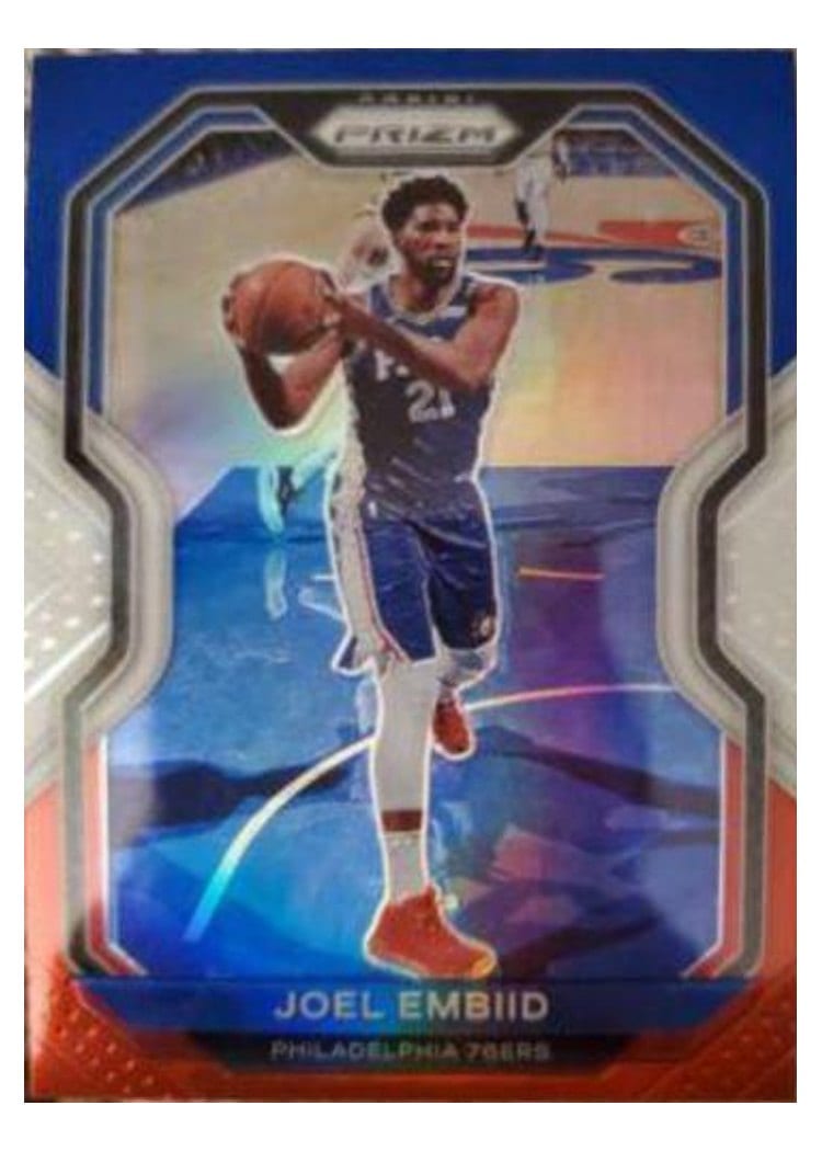 2020-21 Panini Prizm Base Set Joel Embiid #141 card
