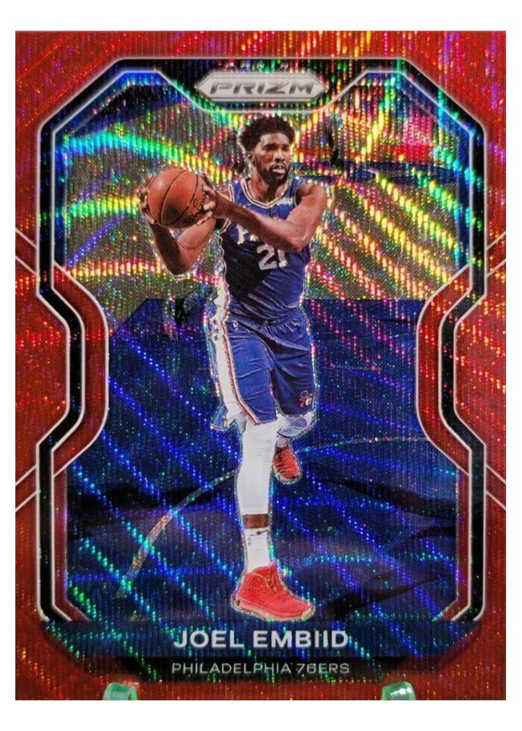 2020-21 Panini Prizm Base Set Joel Embiid #141 card