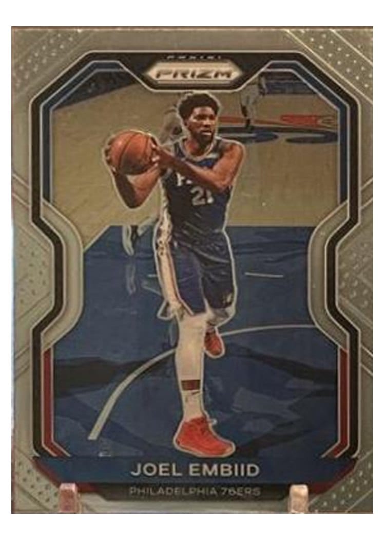 2020-21 Panini Prizm Base Set Joel Embiid #141 card