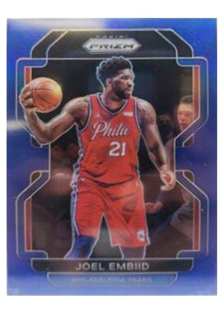 2021-22 Panini Prizm Base Set Joel Embiid #176 card