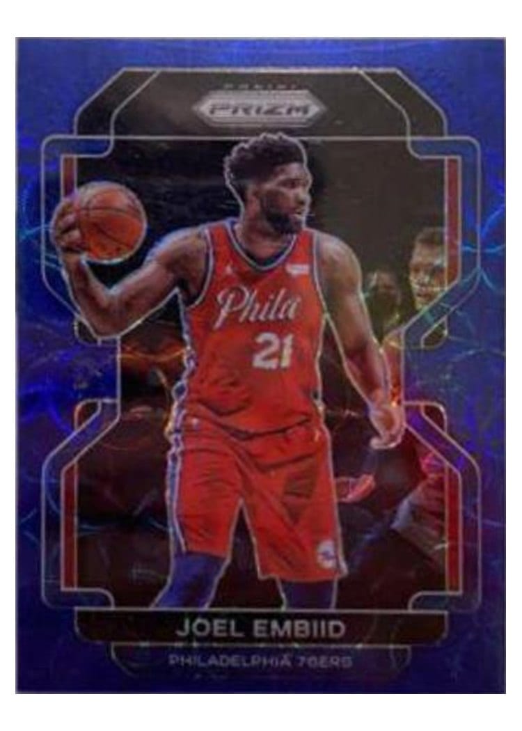 2021-22 Panini Prizm Base Set Joel Embiid #176 card
