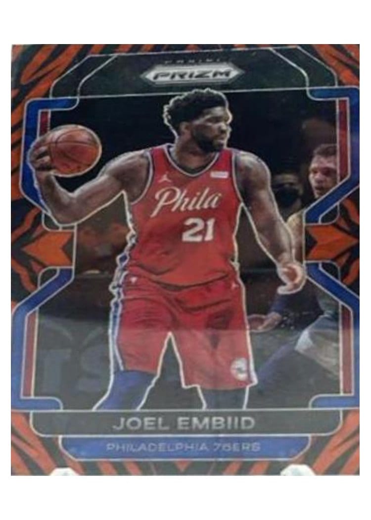 2021-22 Panini Prizm Base Set Joel Embiid #176 card