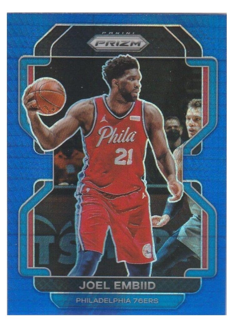 2021-22 Panini Prizm Base Set Joel Embiid #176 card