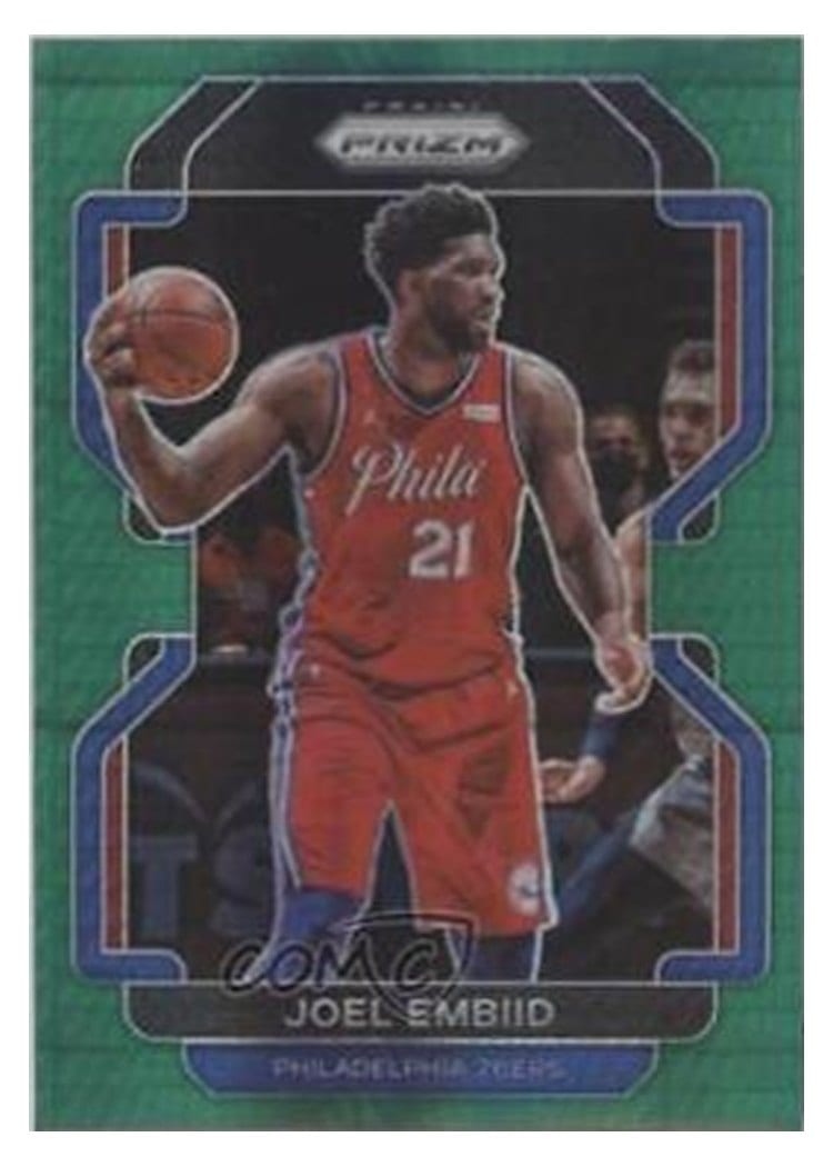 2021-22 Panini Prizm Base Set Joel Embiid #176 card