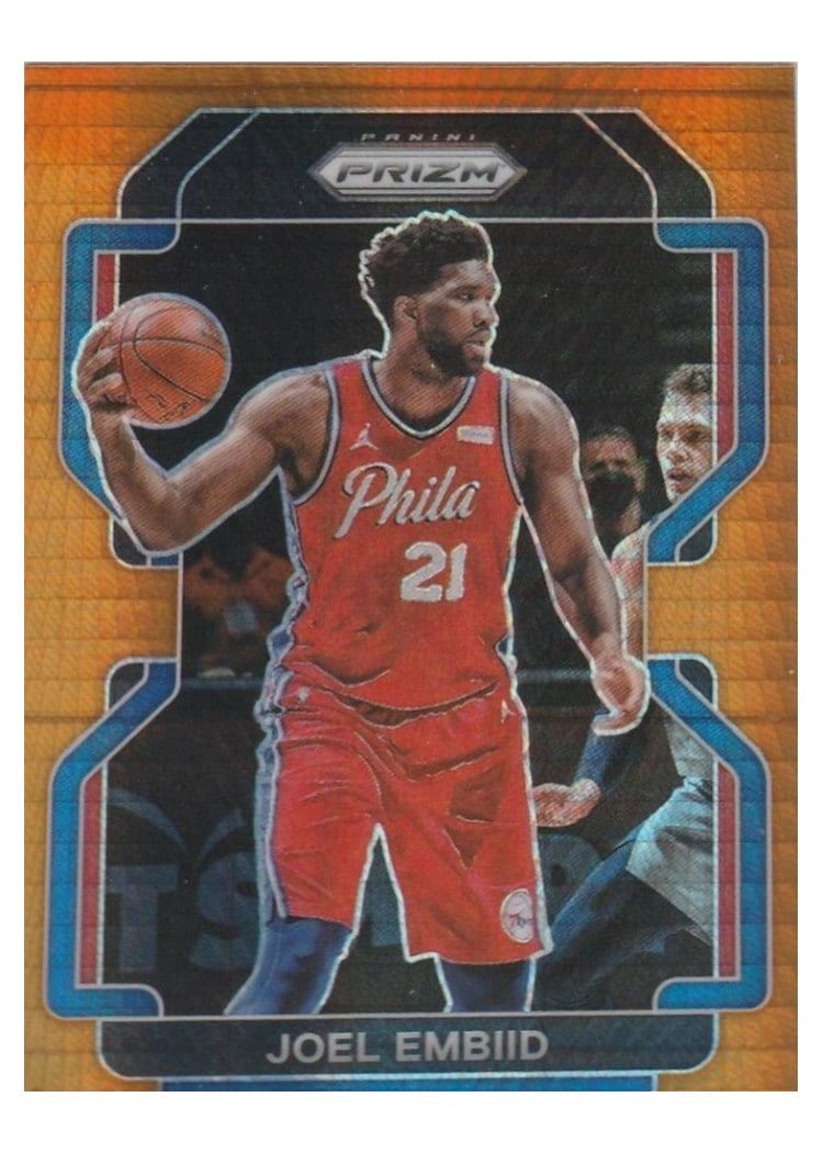 2021-22 Panini Prizm Base Set Joel Embiid #176 card