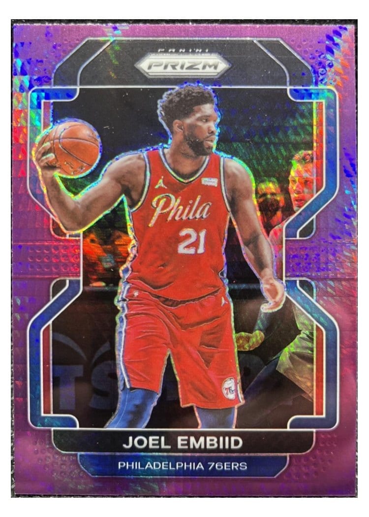 2021-22 Panini Prizm Base Set Joel Embiid #176 card