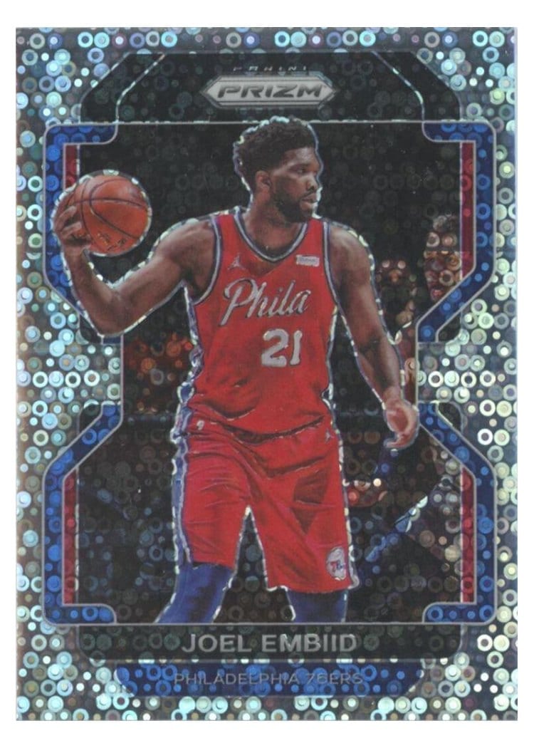 2021-22 Panini Prizm Base Set Joel Embiid #176 card