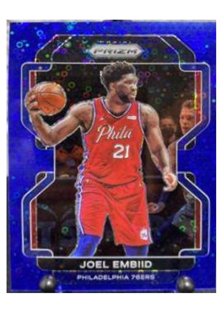 2021-22 Panini Prizm Base Set Joel Embiid #176 card