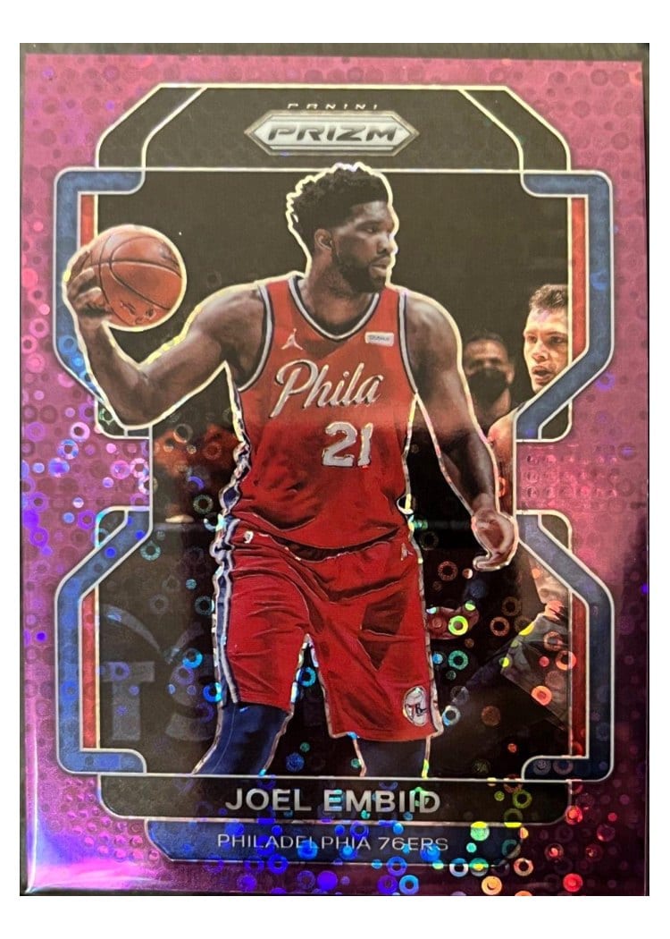 2021-22 Panini Prizm Base Set Joel Embiid #176 card