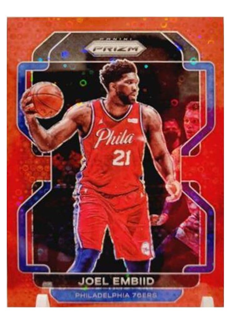 2021-22 Panini Prizm Base Set Joel Embiid #176 card