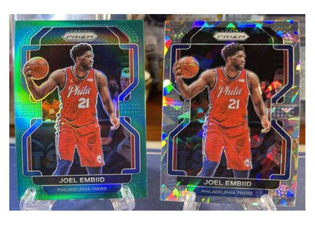 2021-22 Panini Prizm Base Set Joel Embiid #176 card
