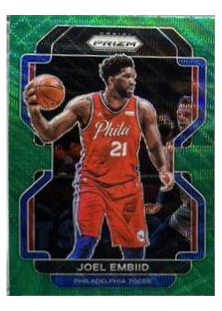 2021-22 Panini Prizm Base Set Joel Embiid #176 card