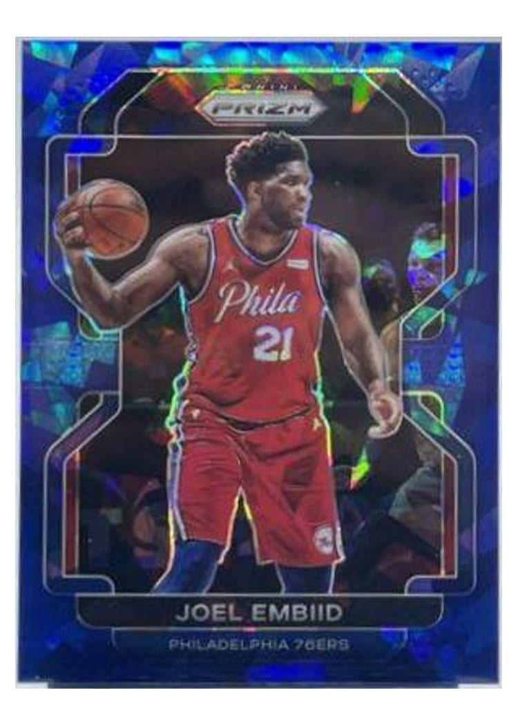 2021-22 Panini Prizm Base Set Joel Embiid #176 card