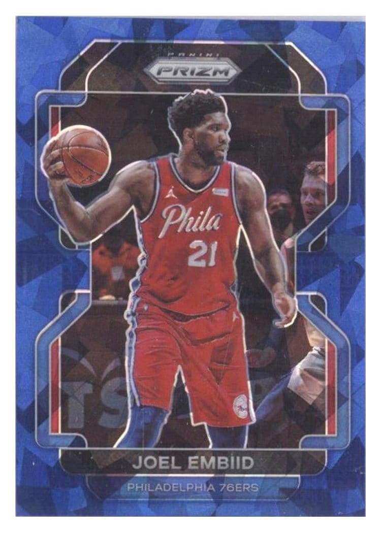 2021-22 Panini Prizm Base Set Joel Embiid #176 card