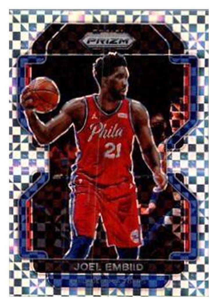 2021-22 Panini Prizm Base Set Joel Embiid #176 card