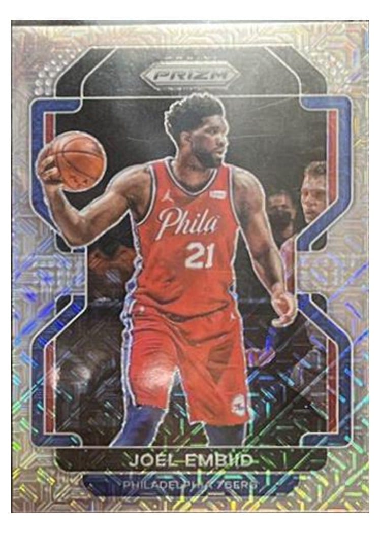 2021-22 Panini Prizm Base Set Joel Embiid #176 card
