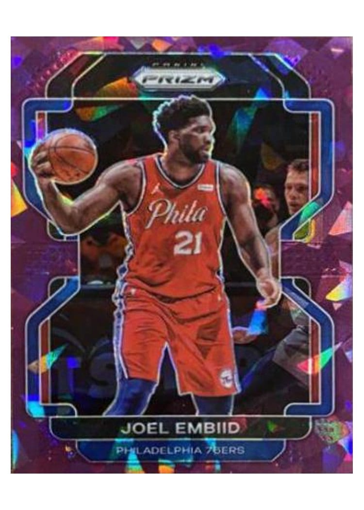 2021-22 Panini Prizm Base Set Joel Embiid #176 card