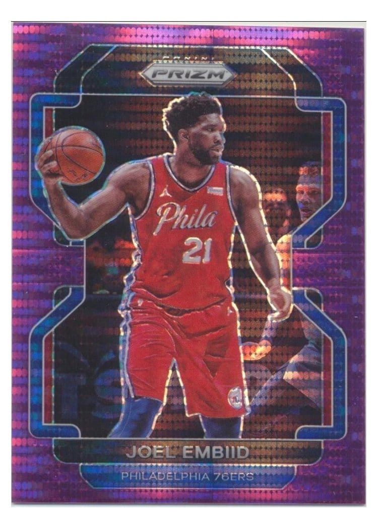 2021-22 Panini Prizm Base Set Joel Embiid #176 card