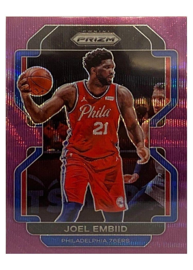 2021-22 Panini Prizm Base Set Joel Embiid #176 card