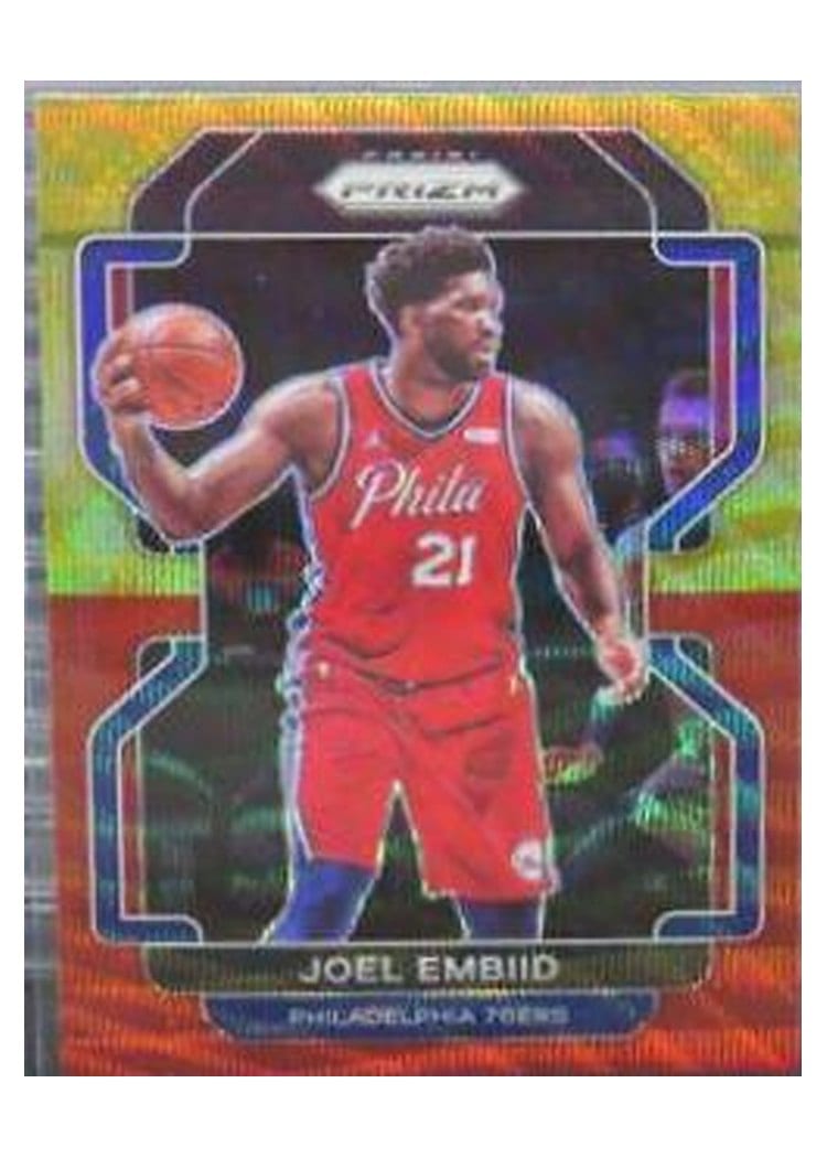 2021-22 Panini Prizm Base Set Joel Embiid #176 card