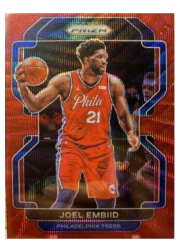 2021-22 Panini Prizm Base Set Joel Embiid #176 card