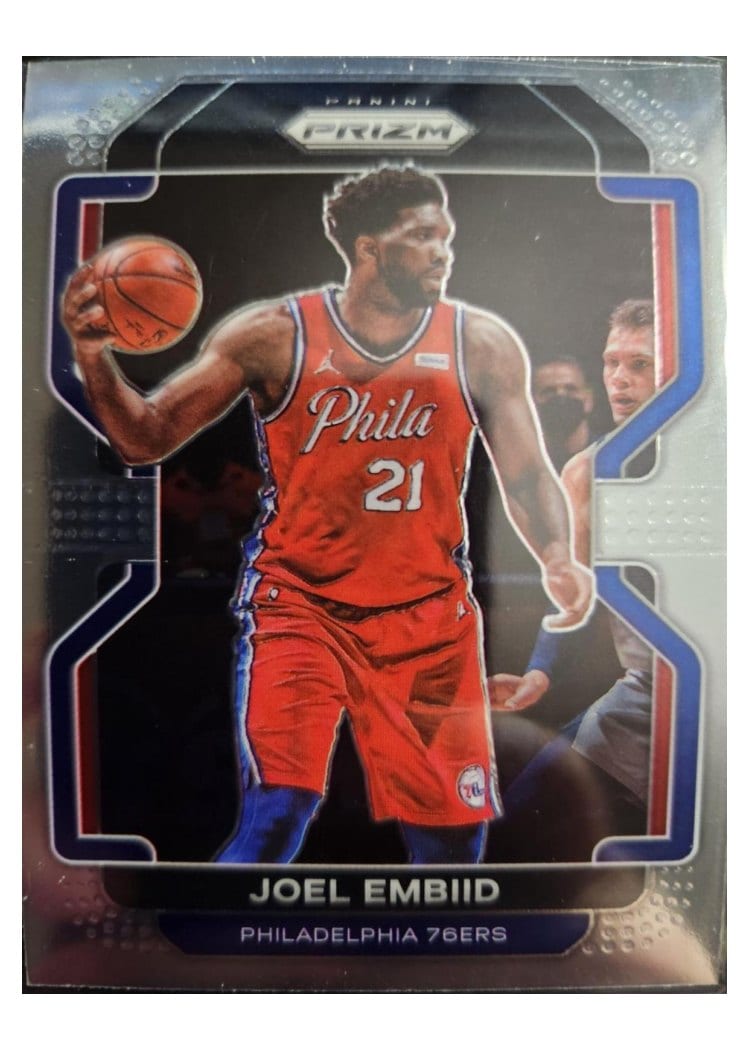 2021-22 Panini Prizm Base Set Joel Embiid #176 card