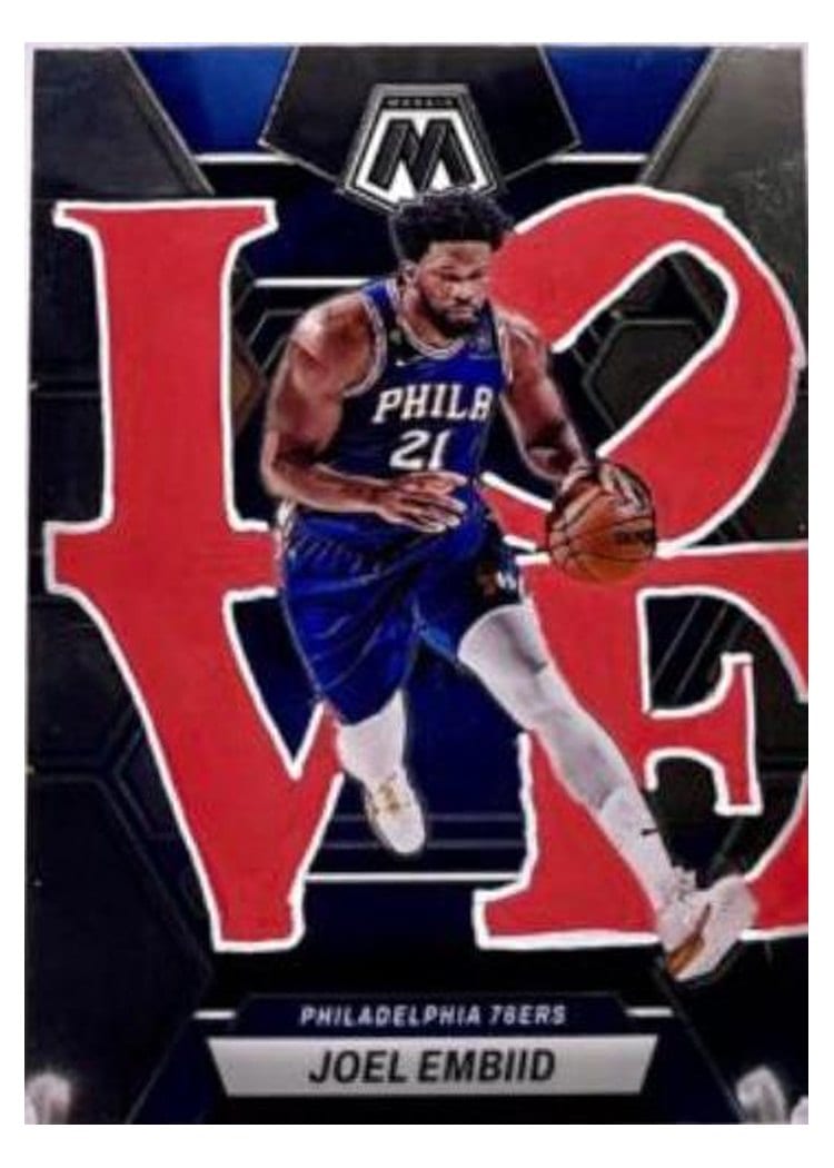 2022-23 Panini Mosaic Base Set Joel Embiid #141 card