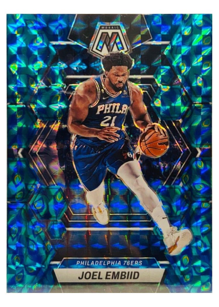 2022-23 Panini Mosaic Base Set Joel Embiid #141 card
