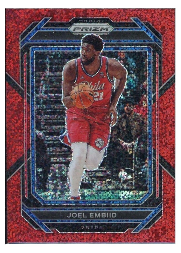 2022-23 Panini Prizm Base Set Joel Embiid #34 card